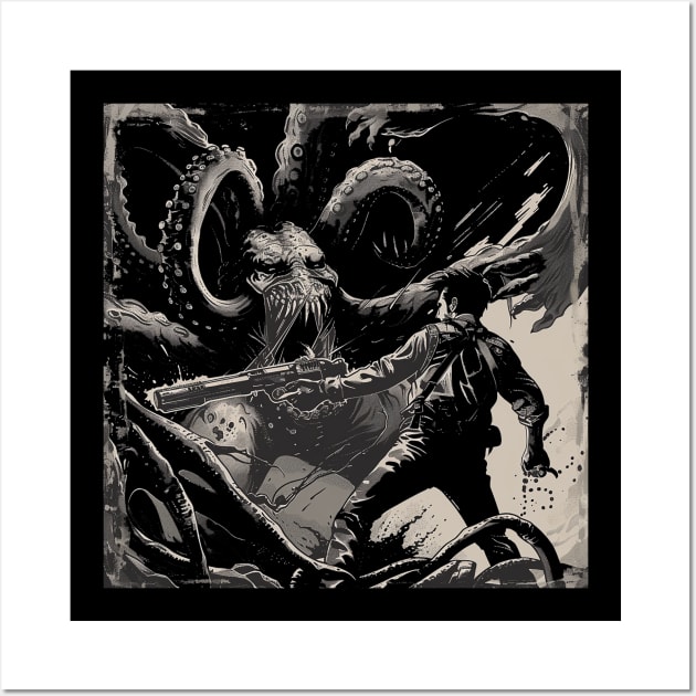 ash Vs cthulhu Wall Art by rocknerd